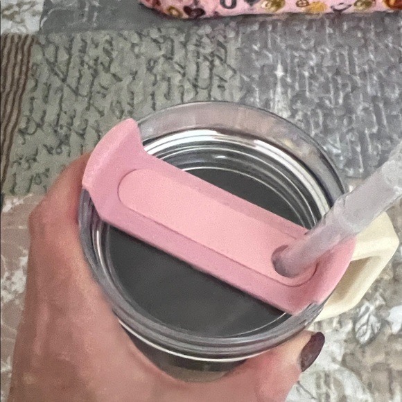 Floral Insulated Tumbler with Straw - Picture 3 of 5